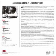 Back View : Cannonball Adderley - SOMETHIN ELSE (LP) - Not Now / CATLP234