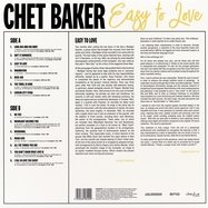 Back View : Chet Baker - EASY TO LOVE (LP) - BMG Rights Mgmt GmbH / 3848240