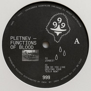 Back View : Pletnev - FUNCTIONS OF BLOOD - 999 Goosebumps / GSB01
