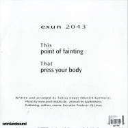Back View : Tobias Unger - POINT OF FAINTING - Exun2043