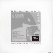 Back View : Dj Cliff Jones Feat. Mc Spyder - HOUSE MUSIC IS ALL THAT COUNTS - Digidance / digi088