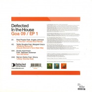 Back View : Various Artists - GOA 09 EP 1 - Defected / ITH27ep1