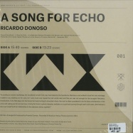 Back View : Ricardo Donoso - A SONG FOR ECHO (LP) - Kathexis LLC / KTX001BK