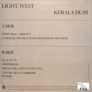 Back View : Kerala Dust - LIGHT, WEST (LP) - Denature / DR007