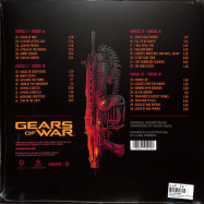 Back View : OST / Kevin Riepl - GEARS OF WARS (180G REMASTERED RED VINYL 2LP) - Laced Records / LMLP125