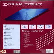 Back View : Duran Duran - LIVE AT HAMMERSMITH 82! INDIE (COL2LP) - Parlophone /5054197132827_Indie