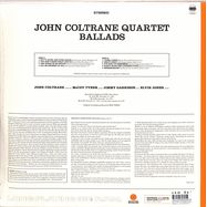 Back View : John Coltrane-Quartet - BALLADS (COLOURED VINYL) - Waxtime In Color 8436559465731