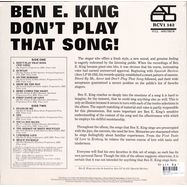 Back View : Ben E. King - DONT PLAY THAT SONG! (LTD CLEAR LP) - Atlantic / RCV1 142