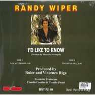 Back View : Randy Wiper - ID LIKE TO KNOW - Best Record / BST-X100