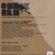 Back View : City Sneakerz - YOU DONT OWN ME - Selected Works / SWLIM05