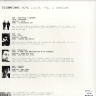 Back View : Various Artists - MORE G.D.M. X SAMPLER - Tigersushi / tsr037