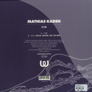 Back View : Mathias Kaden - FIN (JOSH WINK RE-THINK) - Watergate Records / WGVINYL15