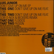 Back View : Luis Junior - DONT GIVE UP ON ME - Best Works Records / BWR017