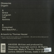 Back View : Obsequies - ORGANN (LP) - knives / KNV006 / 7873276