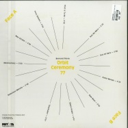 Back View : Bernard Fevre - ORBIT CEREMONY 77 (LP + MP3 + POSTER) - Private Records / 369.038
