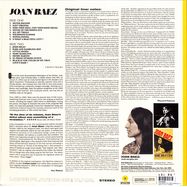 Back View : Joan Baez - JOAN BAEZ (LTD.180G FARBIGES (VINYL)) - Waxtime In Color / 012950687