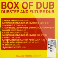 Back View : Various Artists - BOX OF DUB (CD) - Soul Jazz Records / sjrcd161