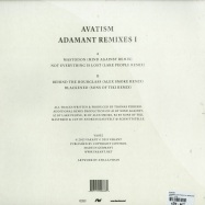 Back View : Avatism - ADAMANT (LAKE PEOPLE, A. SMOKE REMIX) - Vakant / VA052