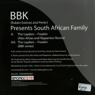 Back View : Bruk Boogie Kru pres. South African Family - FREAKIN - REMIXES - Broadcite Music / Broad041