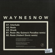 Back View : Wayne Snow - ROSIE EP - Tartelet / Tart032