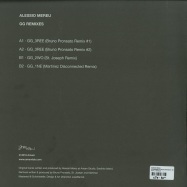 Back View : Alessio Mereu - GG REMIXES EP (BRUNO PRONSATO, MARTINEZ, ST. JOSEPH) (VINYL ONLY / 180G) - Amam / AMAM038