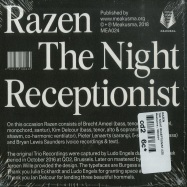 Back View : Razen - THE NIGHT RECEPTIONIST (CD) - Meakusma / MEA024 