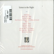 Back View : Silent Dust - LISTEN TO THE NIGHT (CD) - None60 / NSYCD002