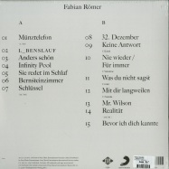 Back View : Fabian Roemer - L_BENSLAUF (LP) - Jive Germany / 88985348871