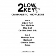 Back View : Low Key - CRIMINALISTIC KNOWLEDGE - LA Club Resource / LACR030