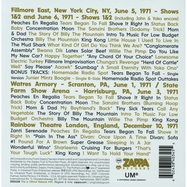 Back View : Frank Zappa & The Mothers - THE MOTHERS 1971 (LIMITED 8CD BOX) (8CD) - Universal / 3840345