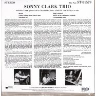Back View : Sonny Clark Trio - SONNY CLARK TRIO (TONE POET VINYL) (LP) - Blue Note / 3879835