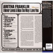 Back View : Aretha Franklin - NEVER LOVED A MAN (LP, COLOURED VINYL) - VMP / VMP2270LP