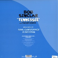 Back View : Bob Sinclar - TENNESSEE REMIXES - Legato / LGT5115