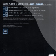 Back View : Jaimie Fanatic & Marco G - LOST & FOUND E.P. - RELICSILVER003