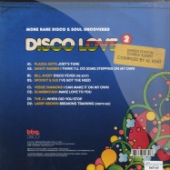 Back View : Various - DISCO LOVE 2 RARE DISCO MIXED BY AL KENT (2X12) - BBE Records / bbe172clp
