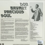 Back View : Don Bryant - PRECIOUS SOUL (LP) - Pias / 39132261