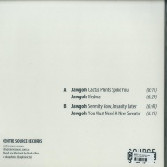 Back View : Jawgoh - SERENITY NOW, INSANITY LATER - Centre Source Records / CSR03