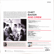 Back View : Chet Baker - CHET BAKER AND CREW (180G LP) - Jazz Images / 1019106EL2