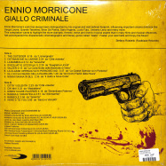 Back View : Ennio Morricone - Giallo Criminale (LP) - Rustblade Records / RBL075LP / 22495