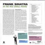Back View : Frank Sinatra - IN THE WEE SMALL HOURS (LTD. EDITION 180GR VINYL) - WaxTime / 771771