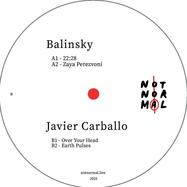 Back View : Balinsky / Javier Carballo - NOT NORMAL 01 - Not Normal / NN001