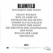 Back View : Blumfeld - TESTAMENT DER ANGST (New Vinyl Edition) - Blumfeld / 1021578BFD