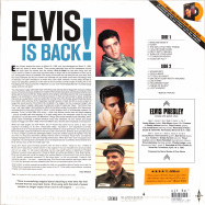 Back View : Elvis Presley - ELVIS IS BACK! (LP + ORANGE 7 INCH) - Glamourama / 660160 / 10551267