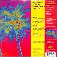 Back View : Azymuth - LIVE AT COPACABANA PALACE (blue green LP) - Culture Factory / 83655