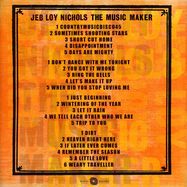 Back View : Jeb Loy Nichols - THE MUSIC MAKER (2LP) - Be With Records / BEWITH188LP