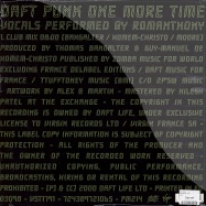 Back View : Daft Punk - ONE MORE TIME - Virgin 8972106