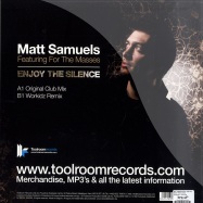Back View : Matt Samuels feat. For The Masses - ENJOY THE SILENCE - Toolroom / TOOL049V