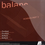 Back View : Darko Esser - BALANS REMIXES PART 3 - Wolfskuil Records / wolf017.3