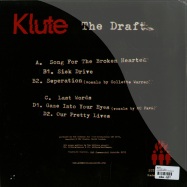 Back View : Klute - THE DRAFT (RED VINYL 2X12 LP) - Commercial Suicide / suicidelp014