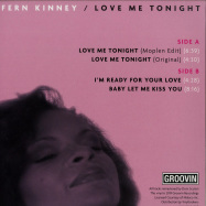 Back View : Fern Kinney - LOVE ME TONIGHT (INCL MOPLEN EDIT) - Groovin / GR-1260